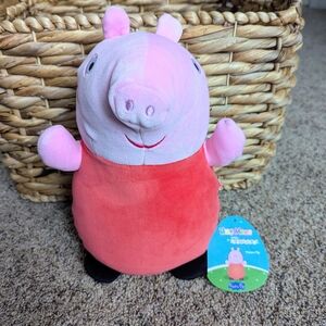 Peppa Pig Plush Toy - Pink and Red Cuddle Buddy